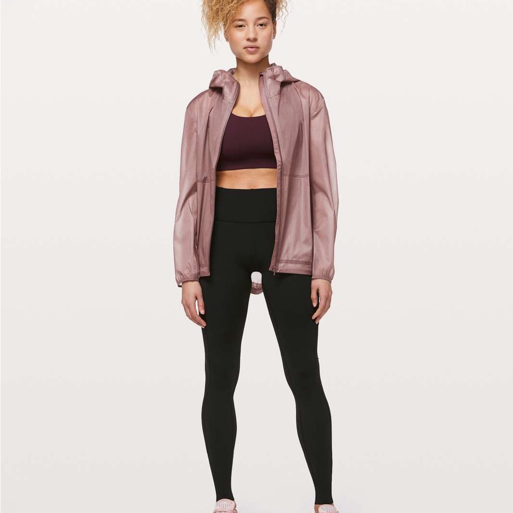 Lululemon sheer joy jacket in rose